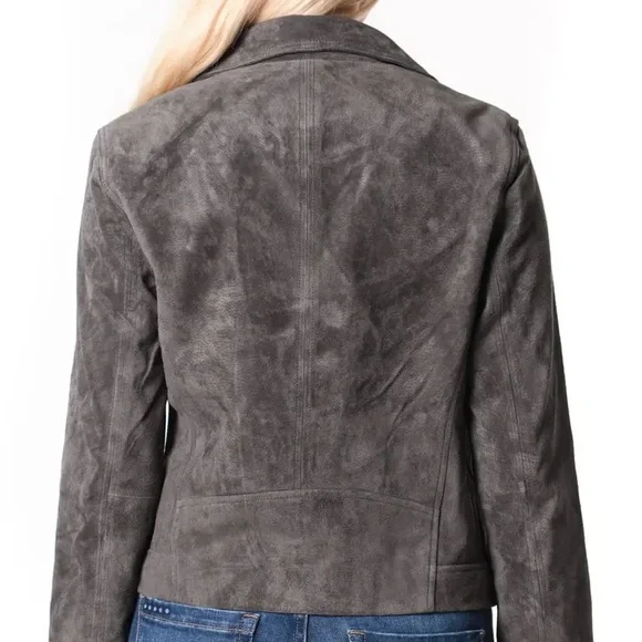 🍄3/$20 SzM Uniqlo Moto Jacket - Picture 2 of 7